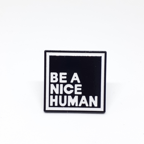 Be A Nice Human enamel pin - Picture 1 of 2